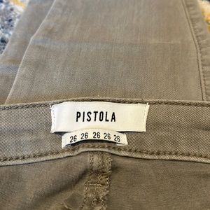 Gray/green jeans, size 26.